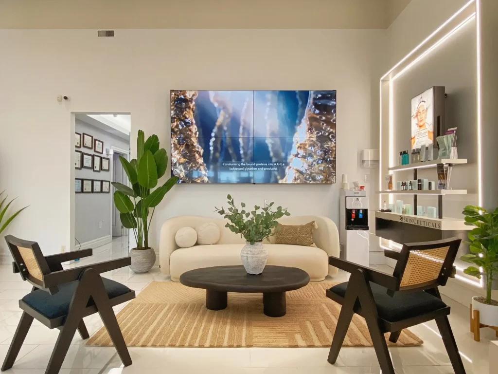 signature cosmetic clinic vaughan-waiting area